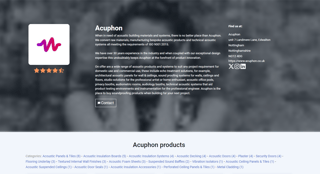 How Acuphon Ltd leverages CausewayOne Product Explorer to boost brand visibility and specification