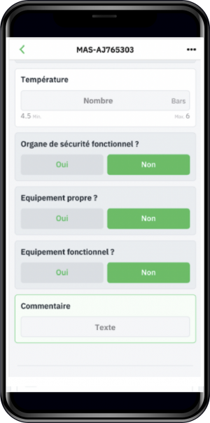 Digitaliser votre logiciel d'inspection des équipements.Appli-10