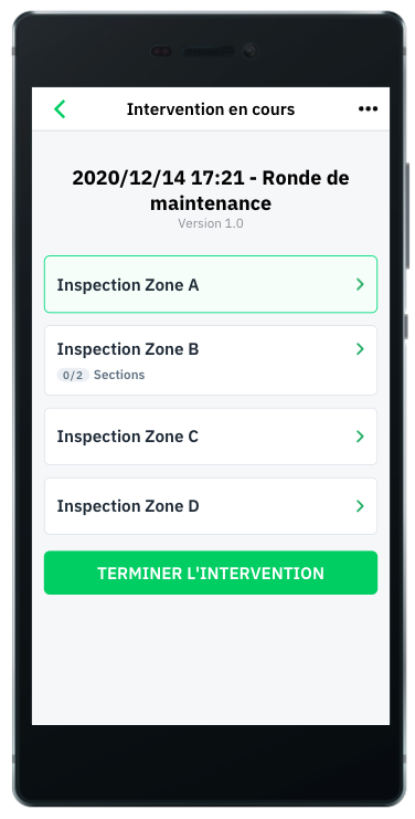 Ronde de maintenance et technique