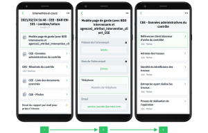 Application mobile Ermeo (IOS, Android) destinée aux techniciens, opérateurs terrain, experts terrain. Formulaires interactifs pour la réalisation d'audit (CEE). Optimiser vos certificats d'économie d'énergie digitalisé