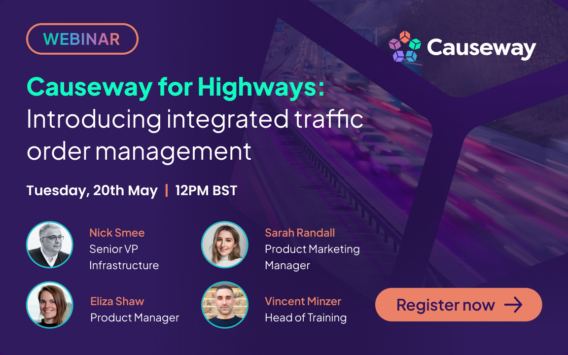 Causeway for Highways: Introducing integrated traffic order management