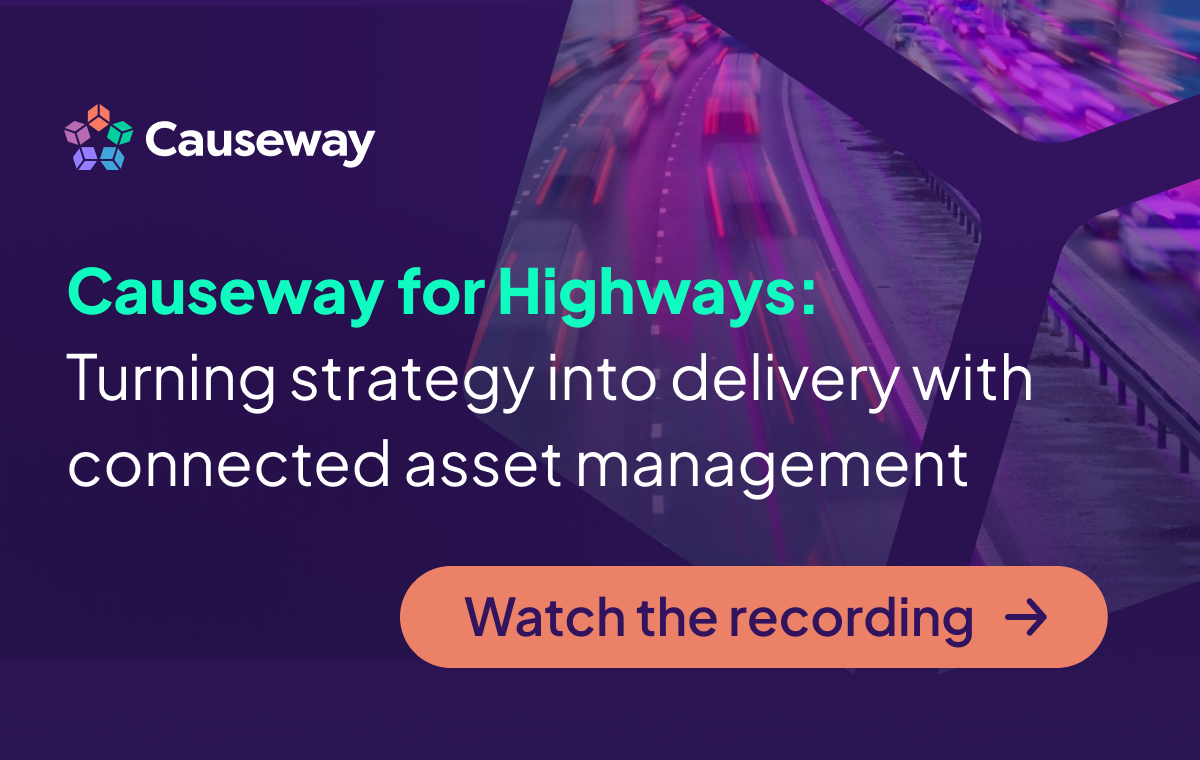 Causeway for Highways: Turning strategy into delivery with connected asset management