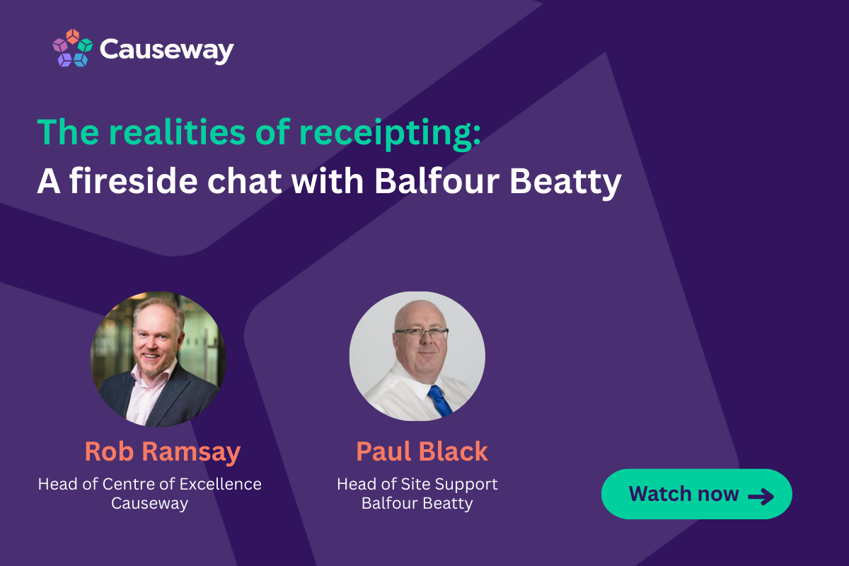 The realities of digital receipting: a fireside chat with Balfour Beatty