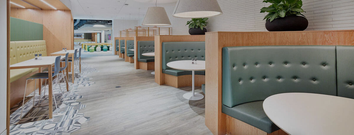 Booths and tables