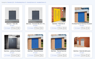 Strongdor list products on CausewayOne Product Explorer to enhance online specification