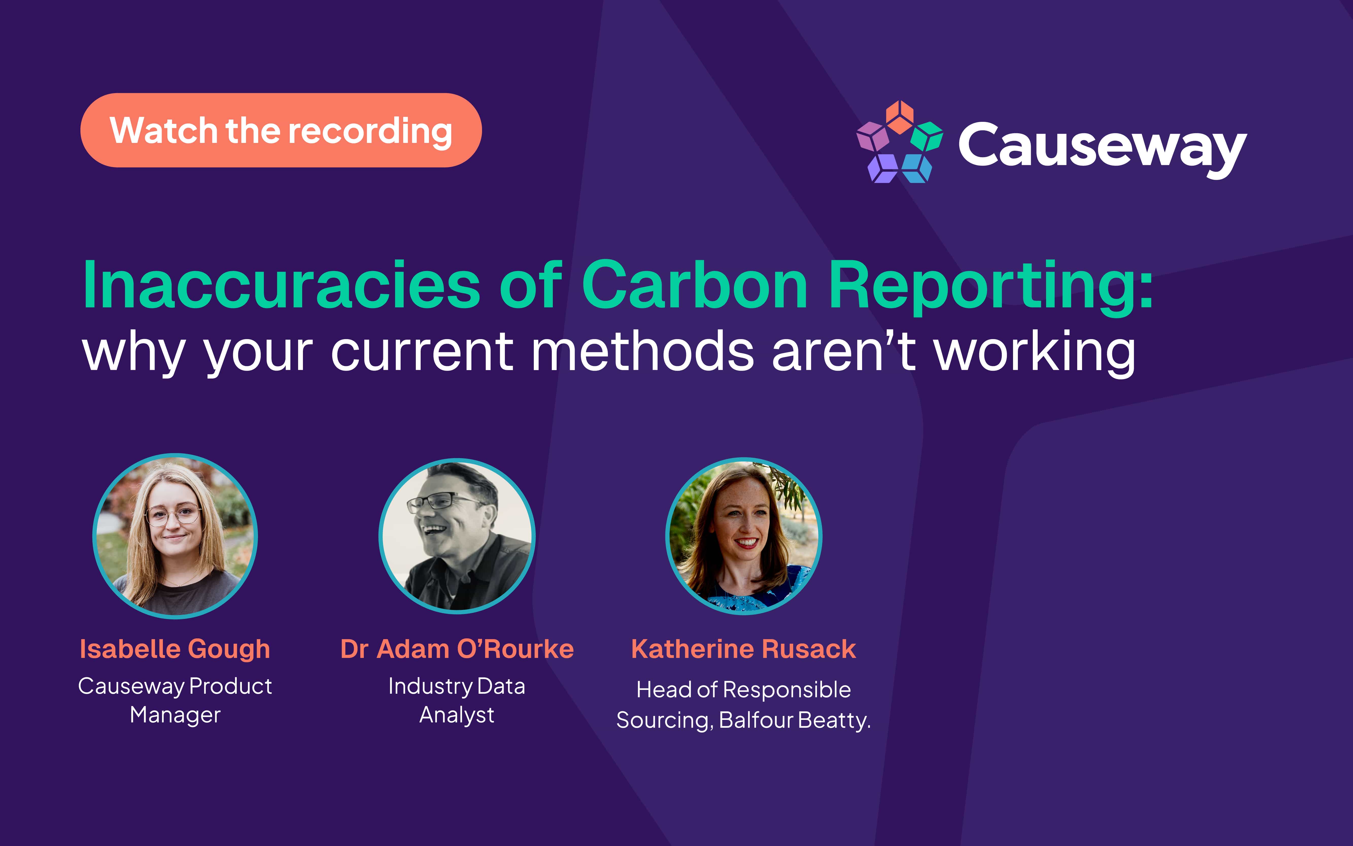 Inaccuracies of carbon reporting: why your current methods aren't working