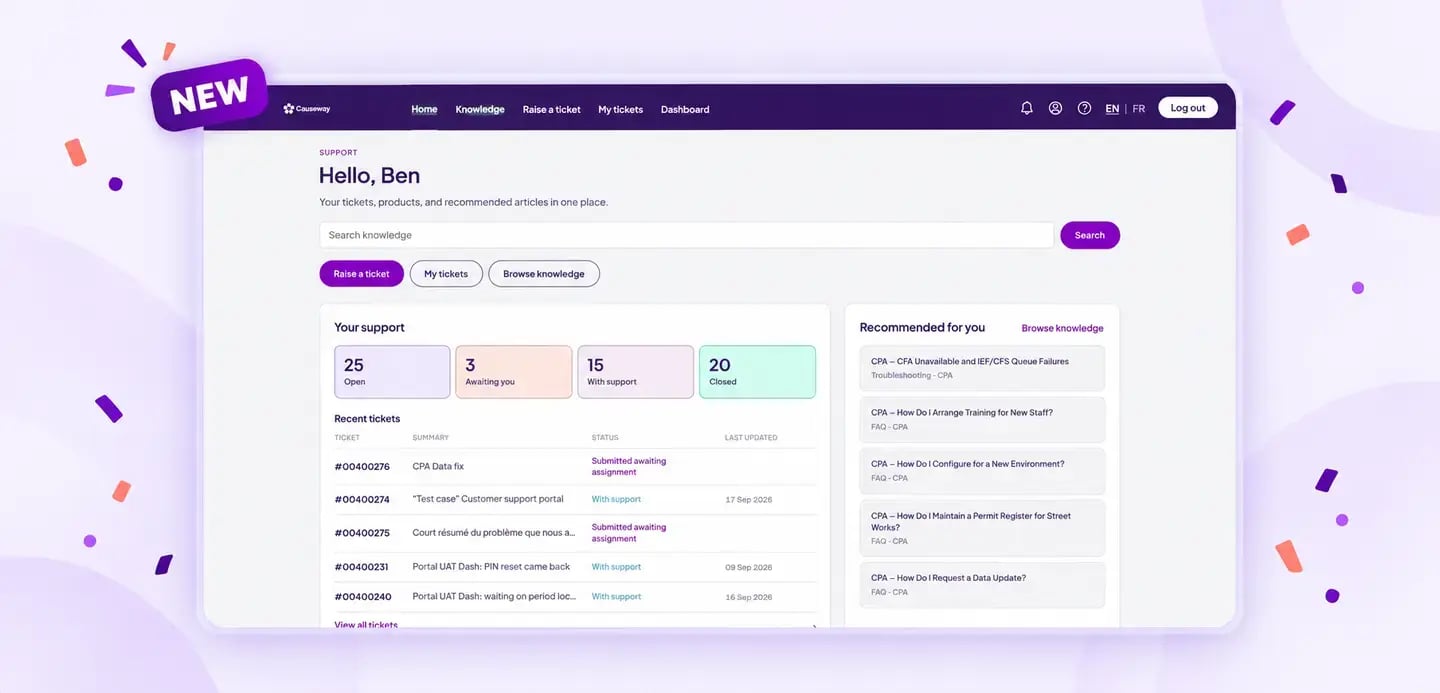 A refreshed Support Portal is coming soon