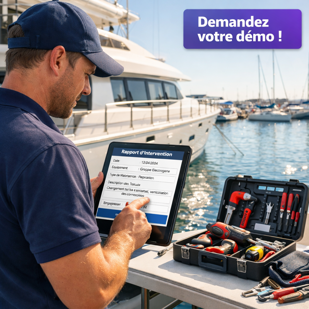 Digitalisez les interventions de vos techniciens dans la maintenance maritime