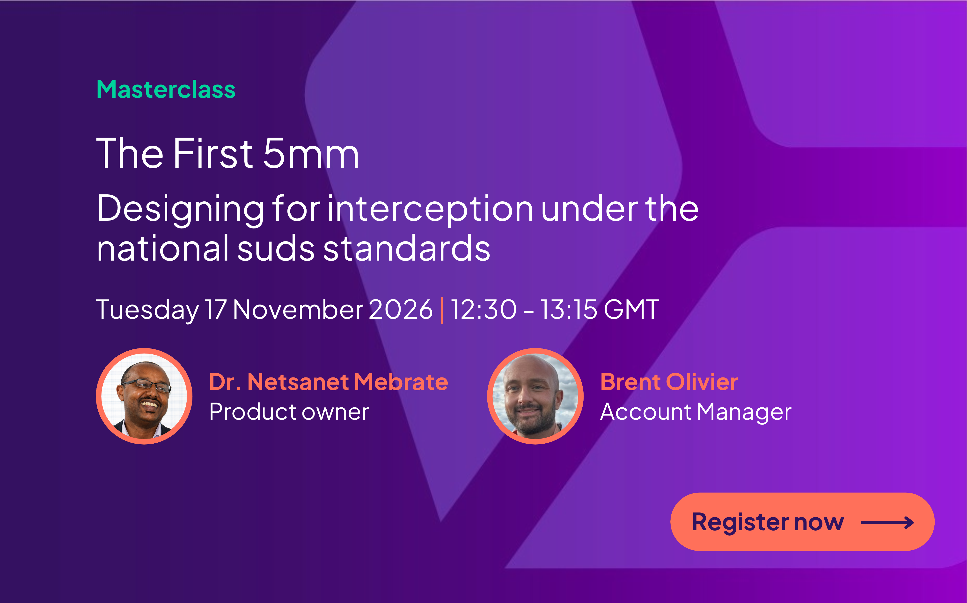 Masterclass: The first 5mm, Designing for interception under the National SuDS Standards
