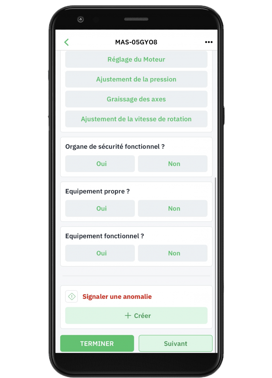 Ermeo suivi equipement fonctionnel