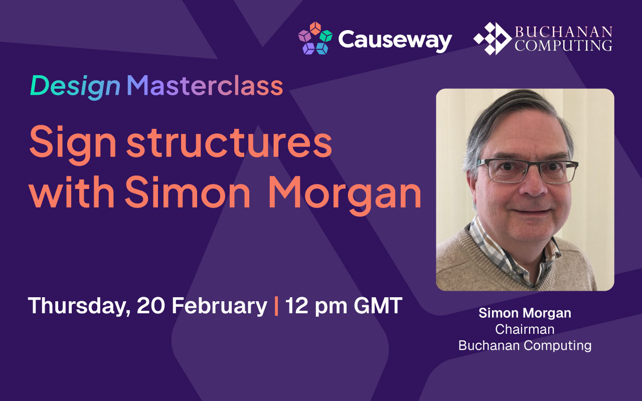 Design Masterclass: Sign structures with Simon Morgan