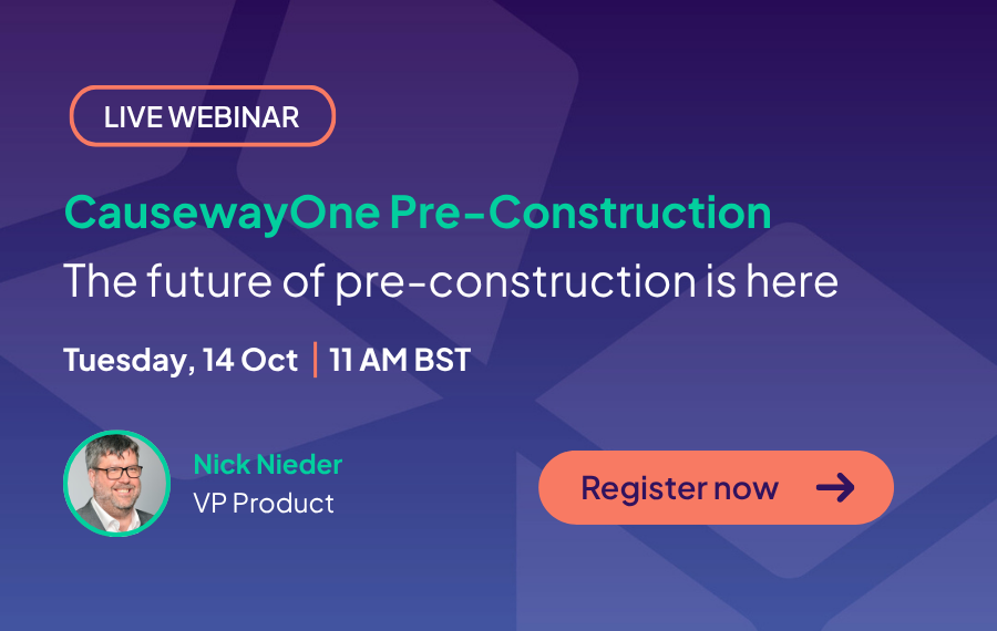 CausewayOne Pre-Construction: The future of pre-construction starts here